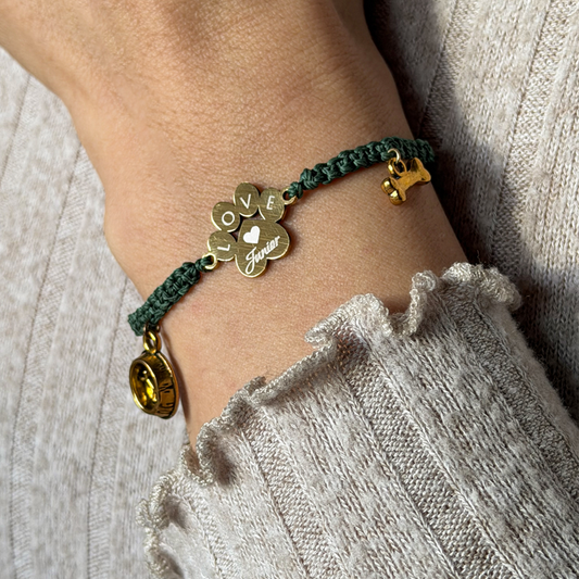 Custom Handmade Pet Bracelet | Pet Memorial Jewelry