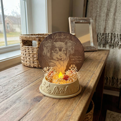 Custom Pet Memorial | Dog Cat Loss Sympathy Keepsake