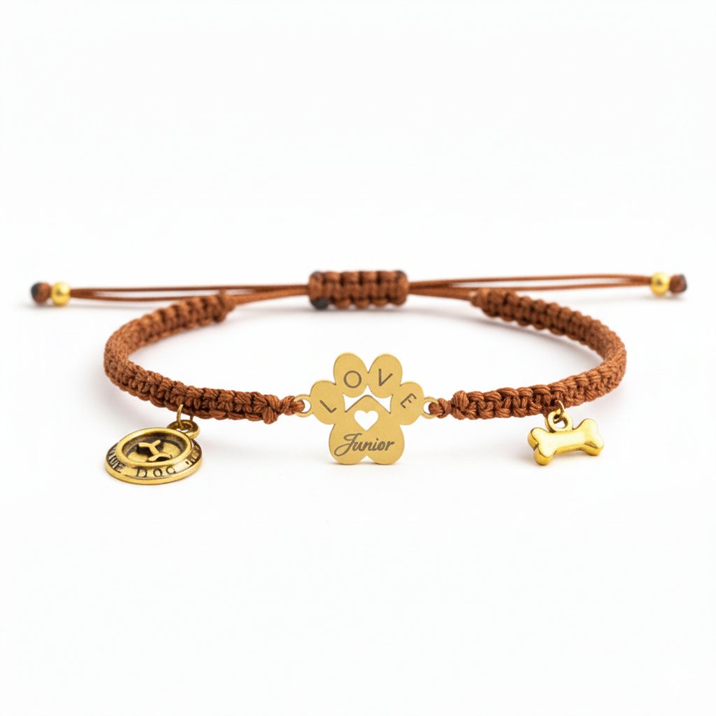 Custom Handmade Pet Bracelet | Pet Memorial Jewelry