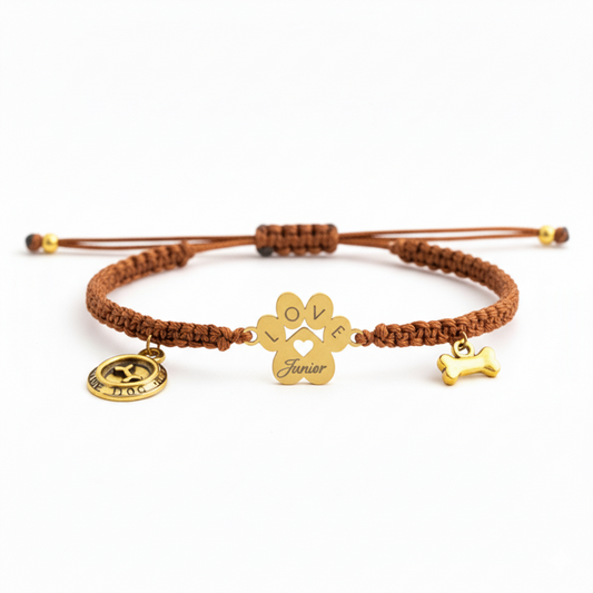 Custom Handmade Pet Bracelet | Pet Memorial Jewelry