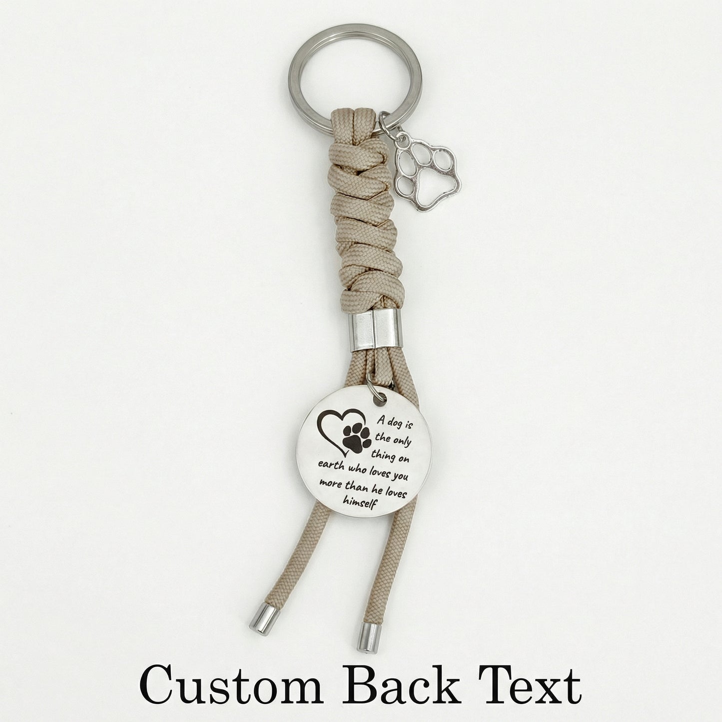 Custom Engraved Pet Keychain | Model 04