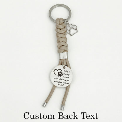 Custom Engraved Pet Keychain | Model 04