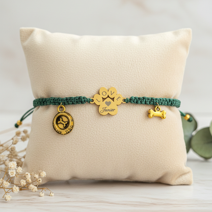 Custom Handmade Pet Bracelet | Pet Memorial Jewelry