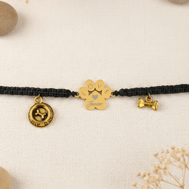 Custom Handmade Pet Bracelet | Pet Memorial Jewelry