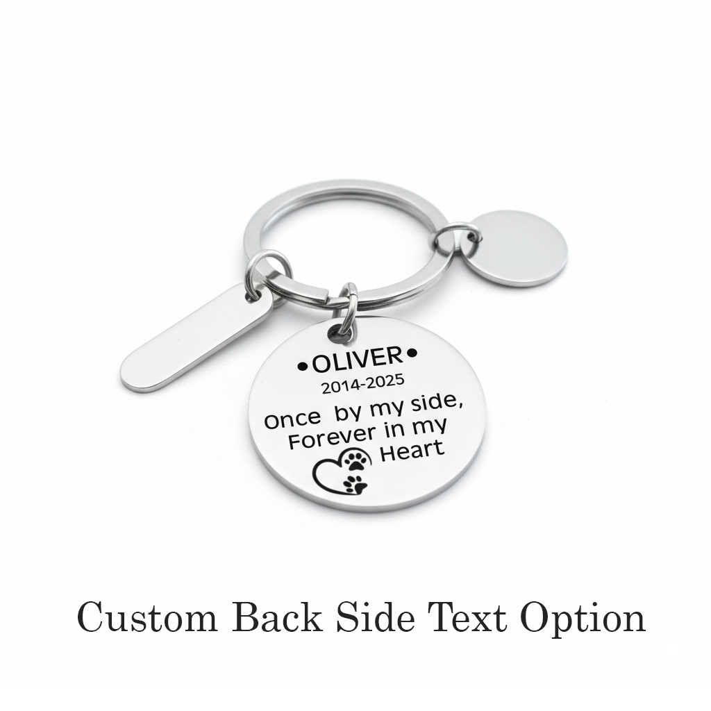 Custom Engraved Pet Keychain | Model 01