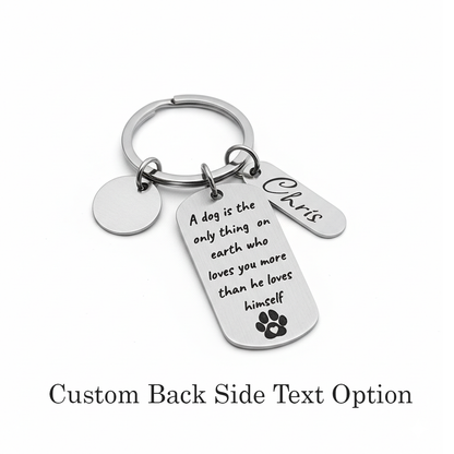 Custom Engraved Pet Keychain | Model 02