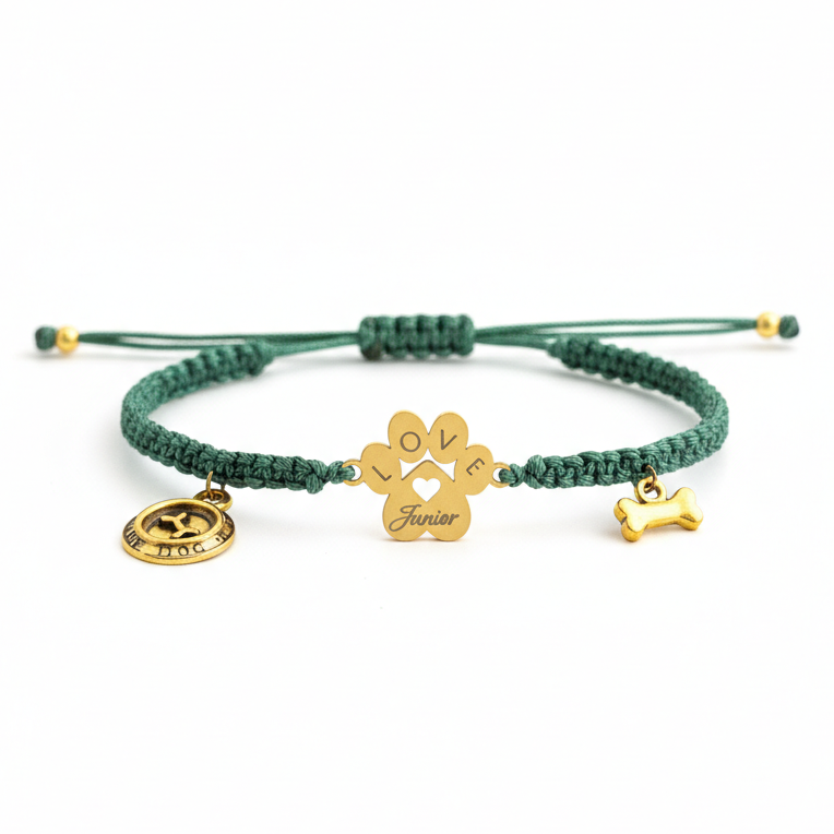 Custom Handmade Pet Bracelet | Pet Memorial Jewelry