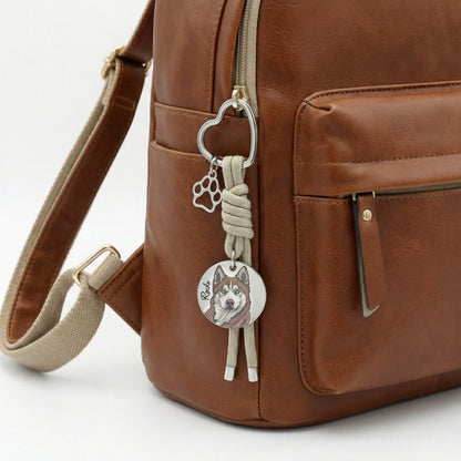 Custom Engraved Pet Keychain | Model 03