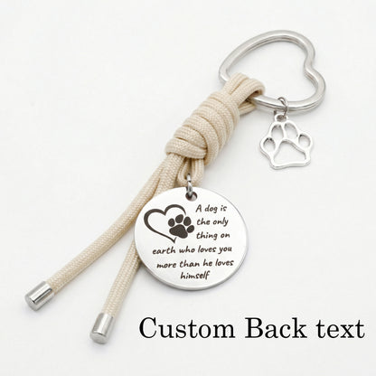 Custom Engraved Pet Keychain | Model 03