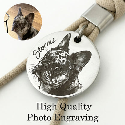 Custom Engraved Pet Keychain | Model 04