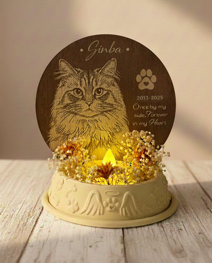Custom Pet Memorial | Dog Cat Loss Sympathy Keepsake
