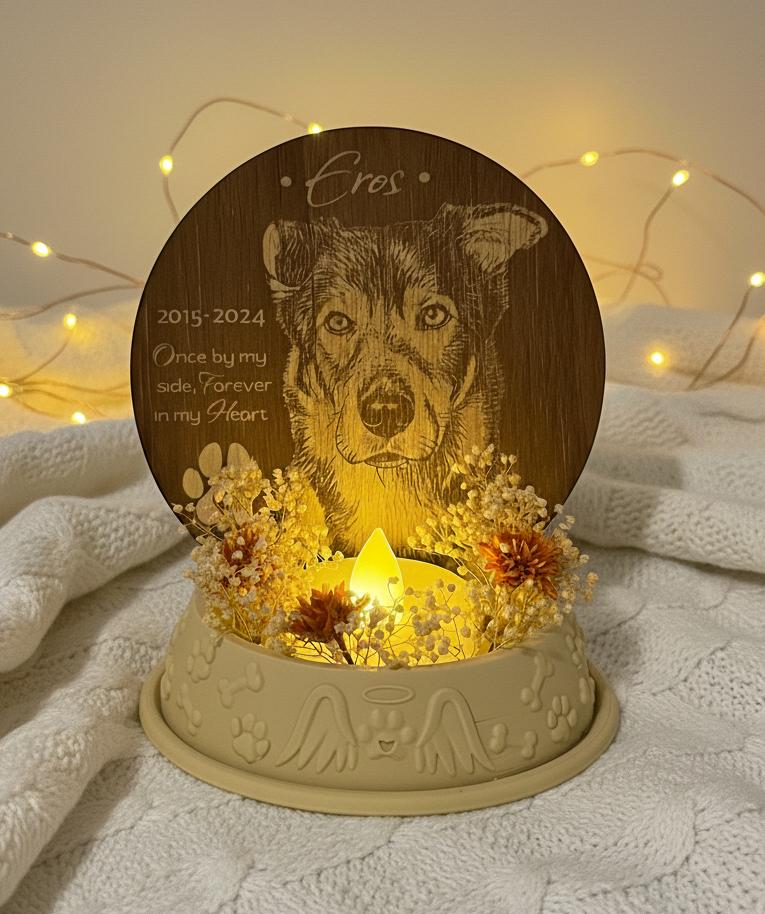 Custom Pet Memorial | Dog Cat Loss Sympathy Keepsake