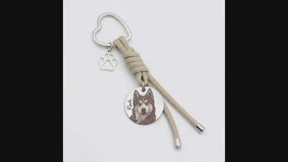 Custom Engraved Pet Keychain | Model 03