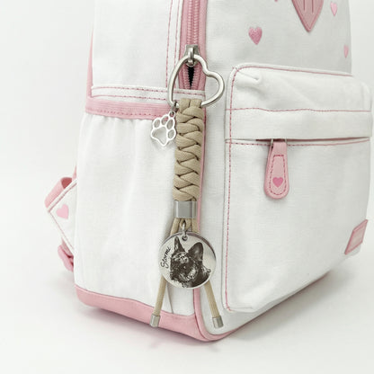 Custom Engraved Pet Keychain | Model 04