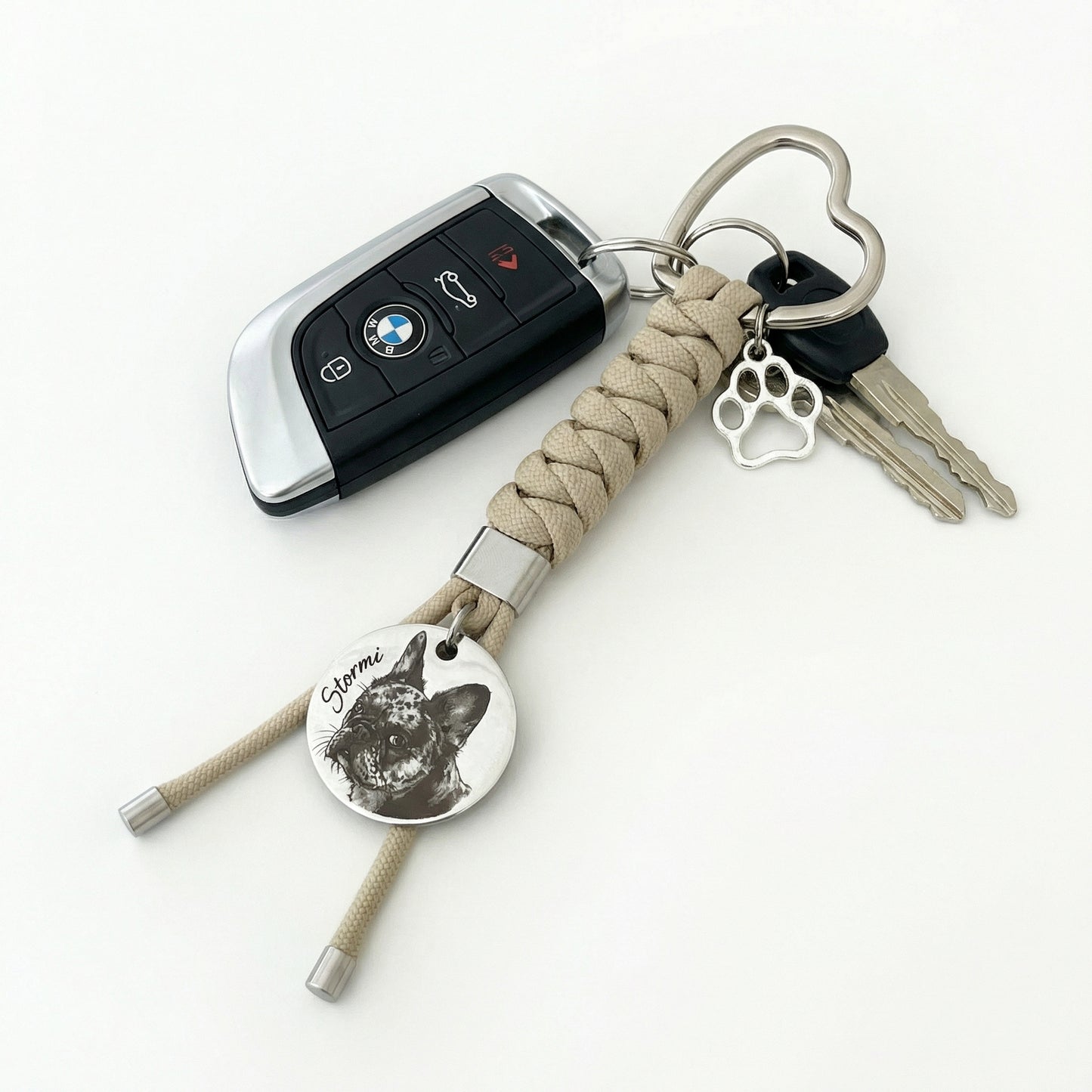Custom Engraved Pet Keychain | Model 04